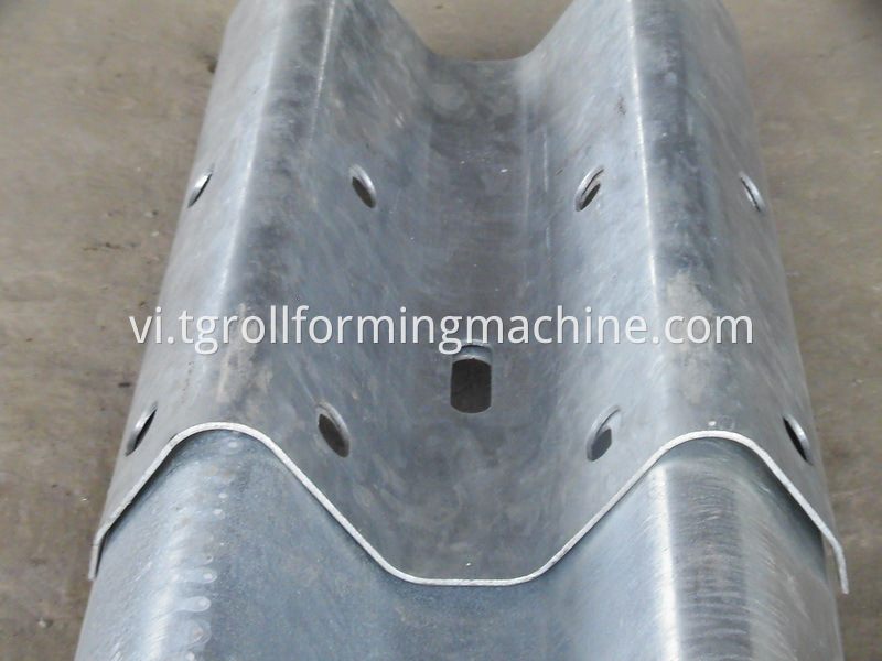 highway guardrail machine 